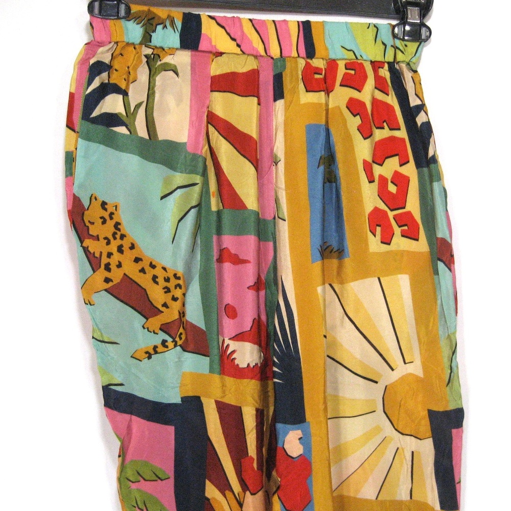FARM ⚜ WOMEN'S TROPICAL COLLAGE PANTS - Picture 2 of 5